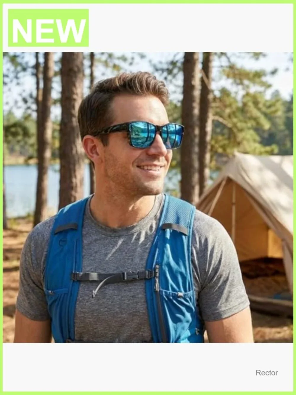 Men's Oversized Square Fit Over Sunglasses Polarized UV400 Driving Shades